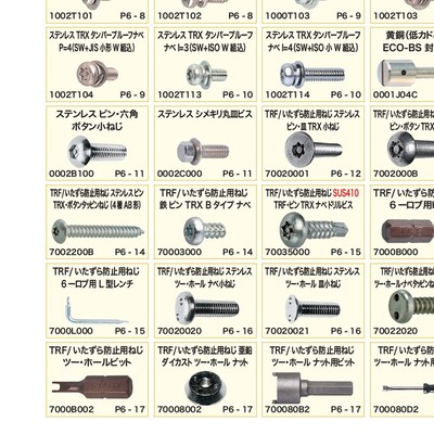 ねじのカタログ6 ねじのカタログ6